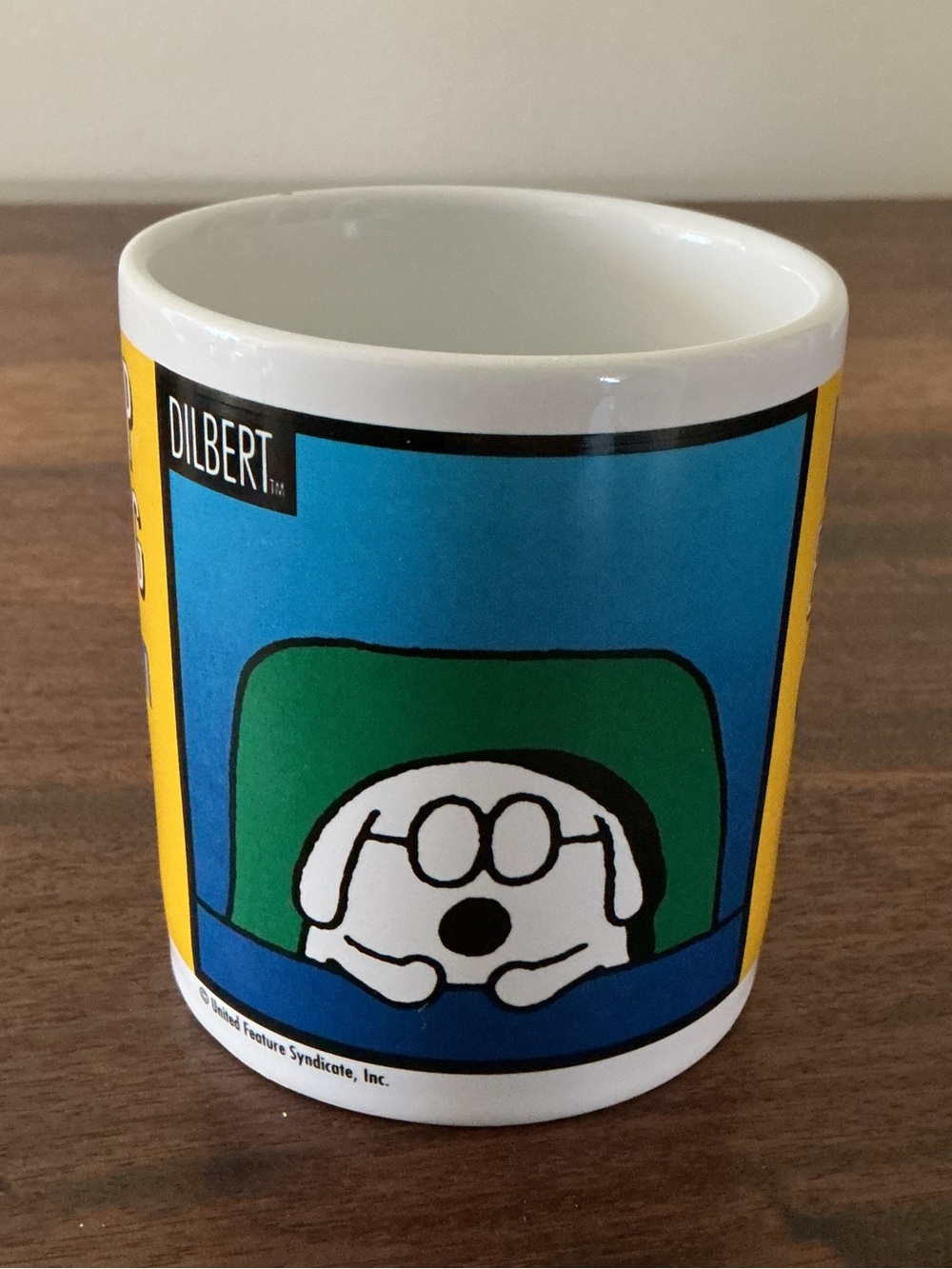 Dilbert Dogbert Drop Everything Cartoon Mug